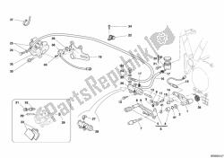 Rear brake system