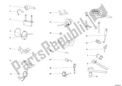 attrezzi di servizio dell'officina, motore