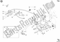 Rear brake system