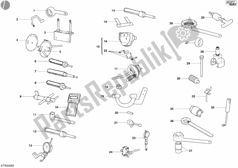 Wszystkie części do Narz? Dzia Serwisowe Warsztatu, Silnik Ducati Monster 800 2003