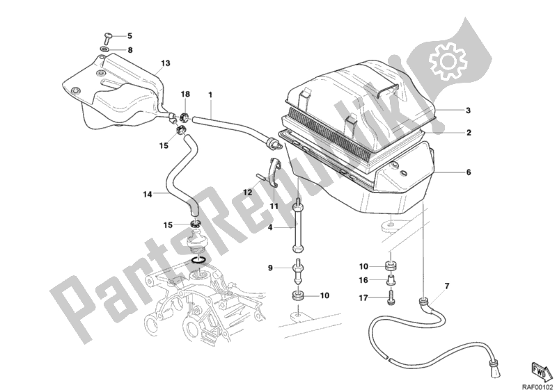 Todas las partes para Consumo de Ducati Monster 800 2004