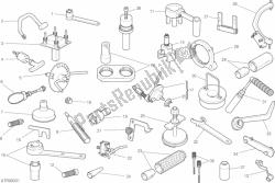 attrezzi di servizio dell'officina, motore