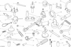 attrezzi di servizio dell'officina, motore