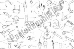 attrezzi di servizio dell'officina, motore