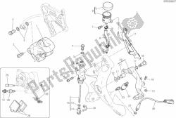 Rear brake system