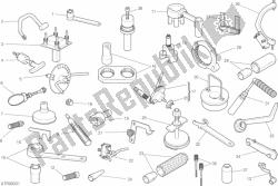 attrezzi di servizio dell'officina, motore