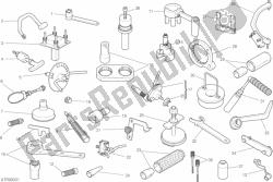 attrezzi di servizio dell'officina, motore