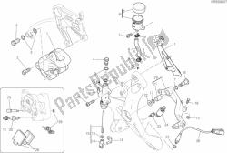 Rear brake system