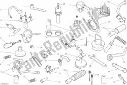 herramientas de servicio de taller, motor