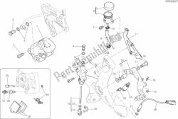 Rear brake system