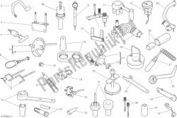 attrezzi di servizio dell'officina, motore