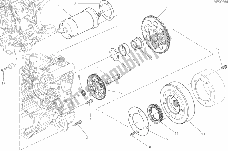 Alle onderdelen voor de Elektrisch Starten En Ontsteken van de Ducati Monster 821 2016