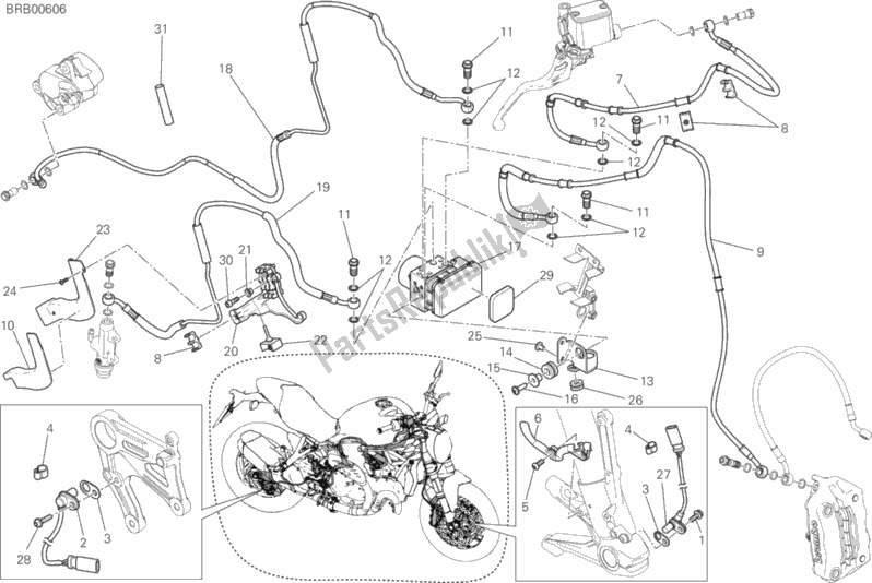 Todas las partes para Sistema Antibloqueo De Frenos (abs) de Ducati Monster 821 2018