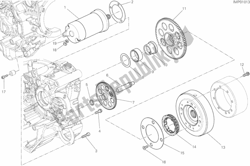 Todas las partes para Arranque Eléctrico Y Encendido de Ducati Monster 821 2019