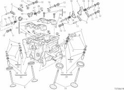 Vertical cylinder head