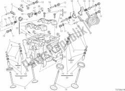 Vertical cylinder head