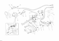 Rear brake system