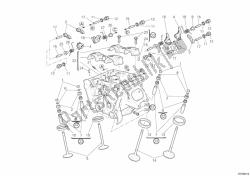 Vertical cylinder head