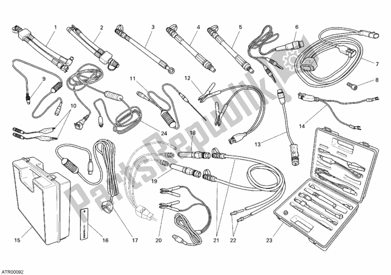 Todas las partes para Instrumento De Control De Presión de Ducati Superbike 848 2009