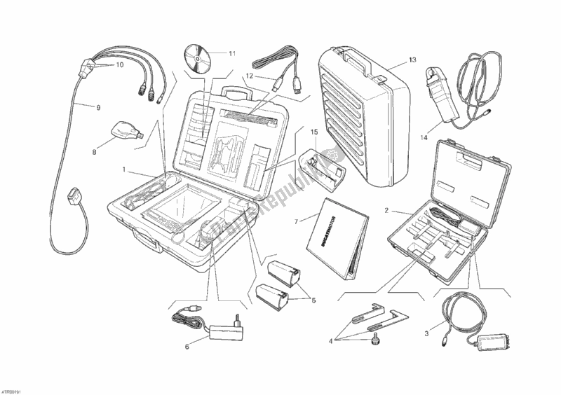 All parts for the Check Intrument Dds of the Ducati Superbike 848 2010 All parts for the Check Intrument Dds of the Ducati Superbike 848 2010