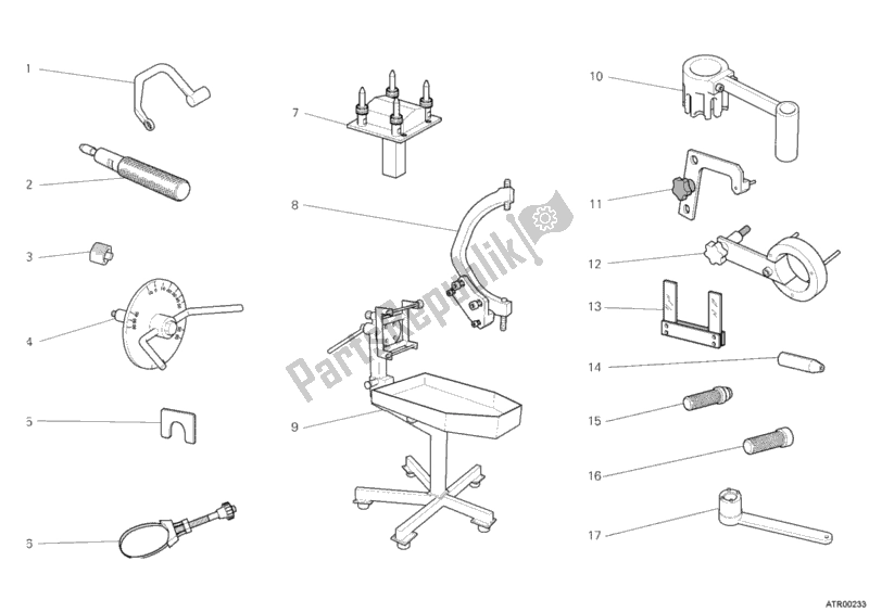 Todas las partes para Herramientas De Servicio De Taller, Motor I de Ducati Superbike 848 2010