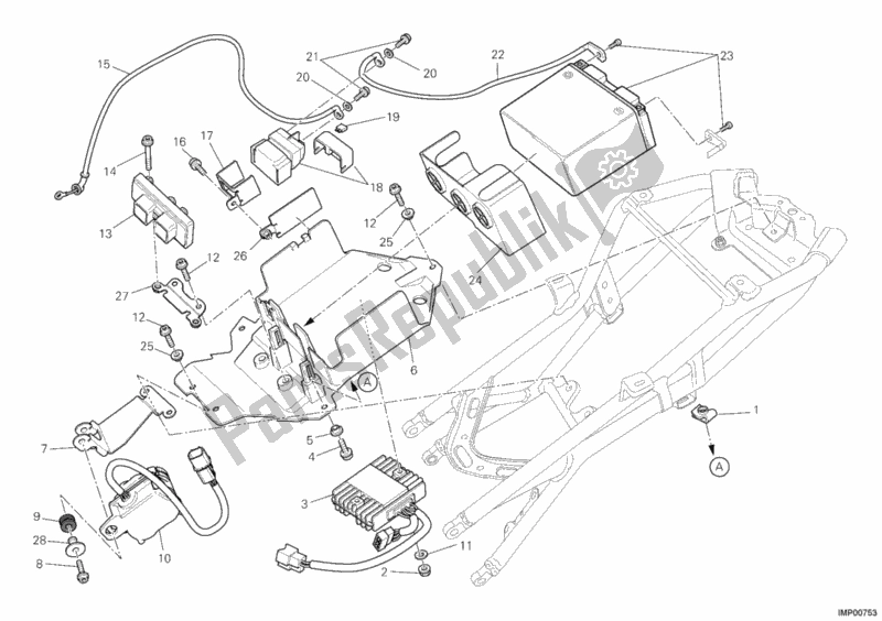 Toutes les pièces pour le Batterie du Ducati Streetfighter 848 2012