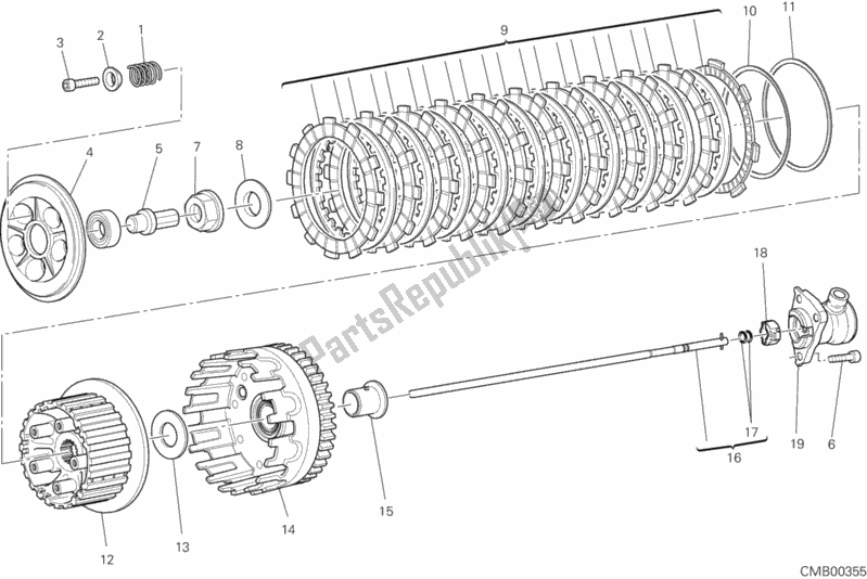 Todas las partes para Embrague de Ducati Streetfighter 848 2013