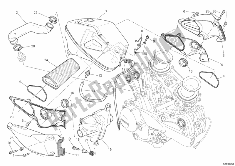 Todas las partes para Consumo de Ducati Streetfighter 848 2013