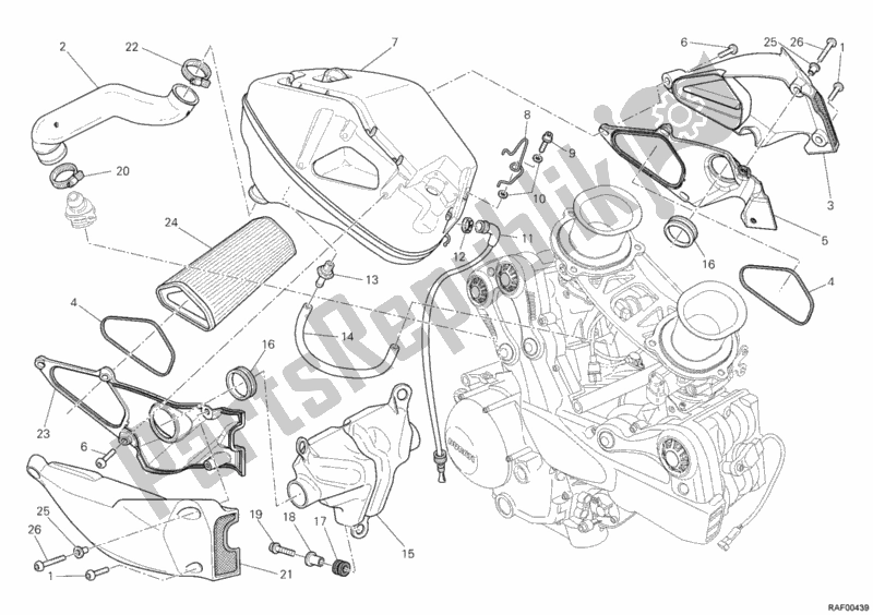 Todas las partes para Consumo de Ducati Streetfighter 848 2014
