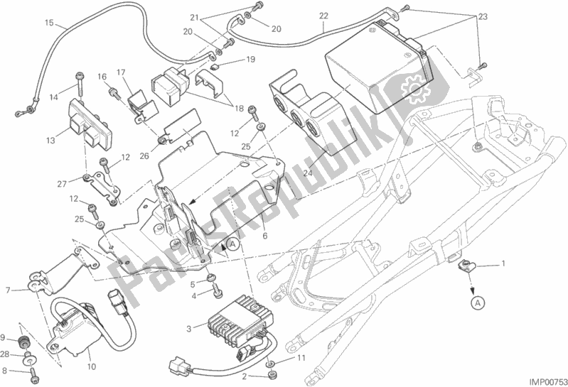 Todas las partes para Batería de Ducati Streetfighter 848 2015