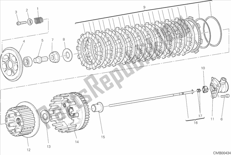 Tutte le parti per il Frizione del Ducati Streetfighter 848 2015