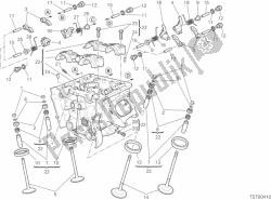 Vertical cylinder head