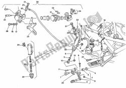 Rear brake system