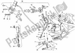 Rear brake system