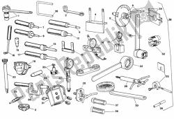 attrezzi di servizio dell'officina, motore