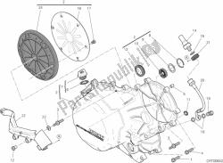 embrague - tapa del cárter lateral