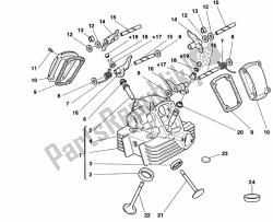 Vertical cylinder head