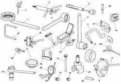 strumenti di servizio di officina