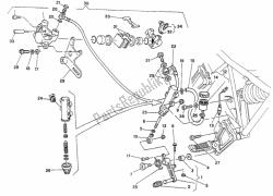 Rear brake system