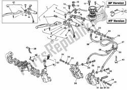 impianto frenante anteriore ht, sp