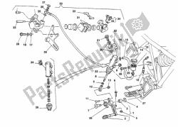 Rear brake system