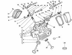 Vertical cylinder head