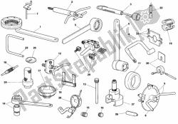 strumenti di servizio di officina