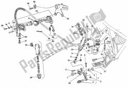 sistema de freno trasero 016056-024036