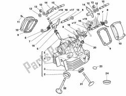 Vertical cylinder head