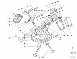 Vertical cylinder head