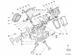 Vertical cylinder head