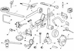 strumenti di servizio di officina