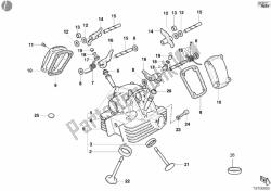 Vertical cylinder head