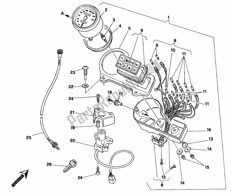 Tutte le parti per il Metro del Ducati Monster 900 1993